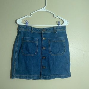 Denim Mini Skirt